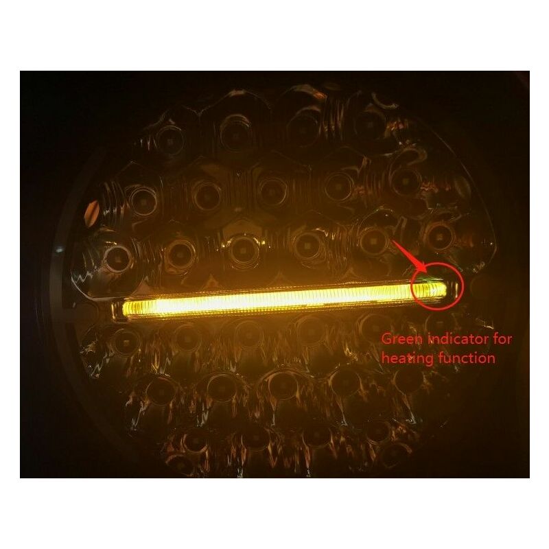 LED Auxiliary driving lamp 9” with heating