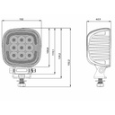 LED Flextra Quad 45W work / reverse light