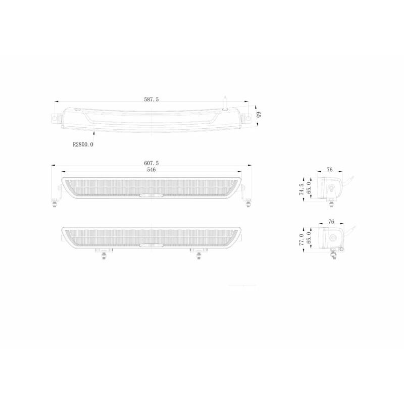 LED bar OZZ DRB1 P20”
