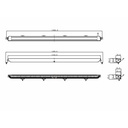 LED bar OZZ XB1 P52” White
