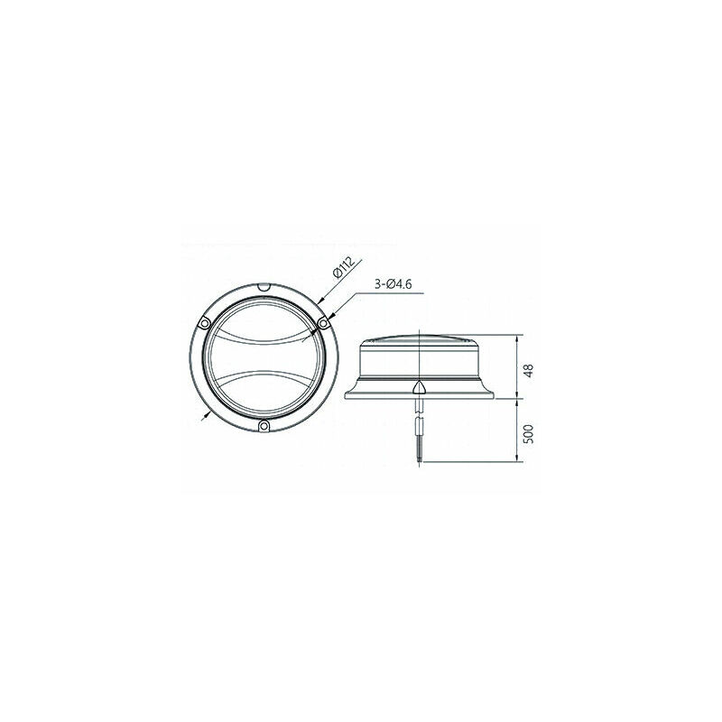 LED flashing beacon