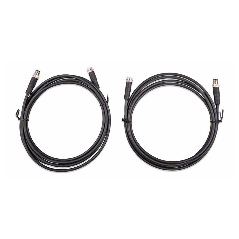 M8 circular connector Male/Female 3 pole cable 2m (bag of 2)