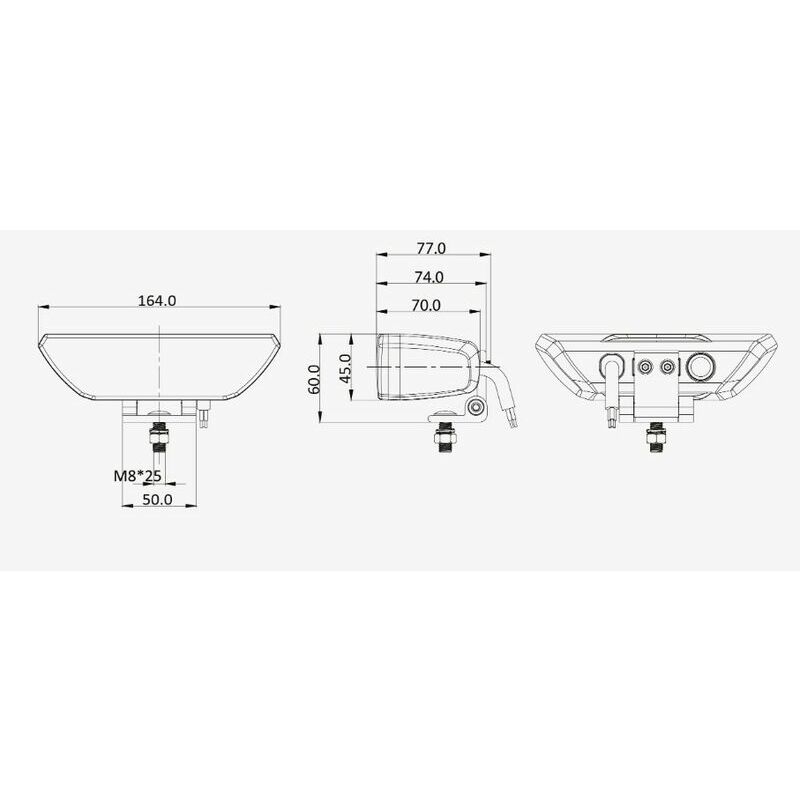 OZZ WR1 LED work / reverse light 36W