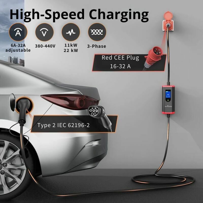Portable EV Charger 11 kW