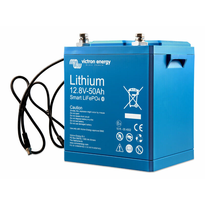 12.8V/50Ah Lithium (LiFePO4) Smart Battery