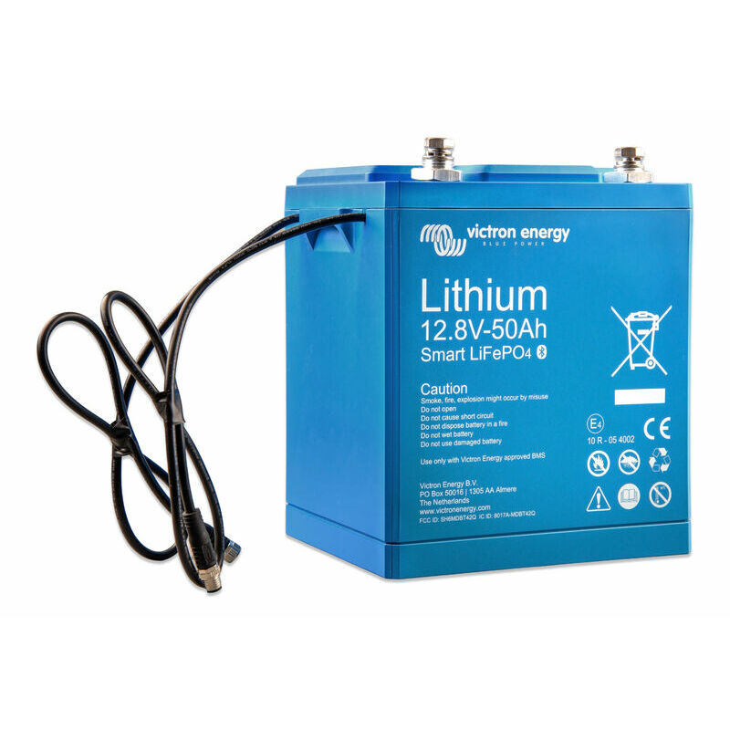 12.8V/50Ah Lithium (LiFePO4) Smart Battery