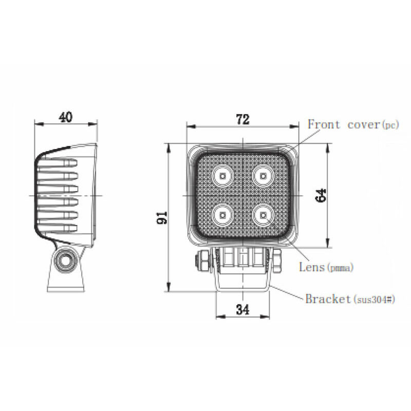 RVS MINI 12W Reversing light