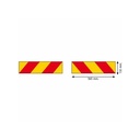 Reflective plate kit truck - 2 pieces (self-adhesive)