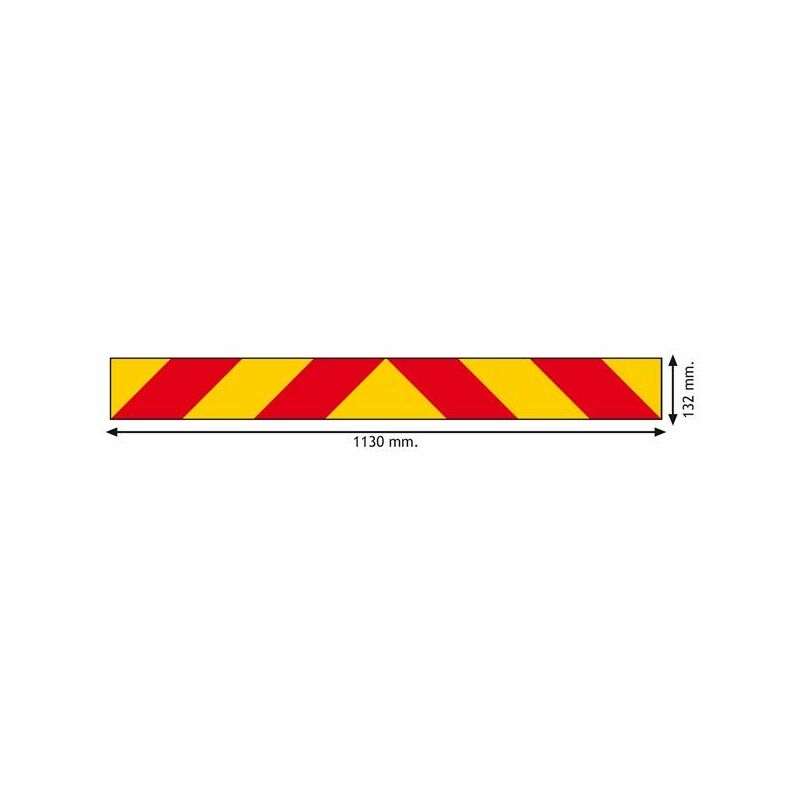 Reflective plate truck (self-adhesive)