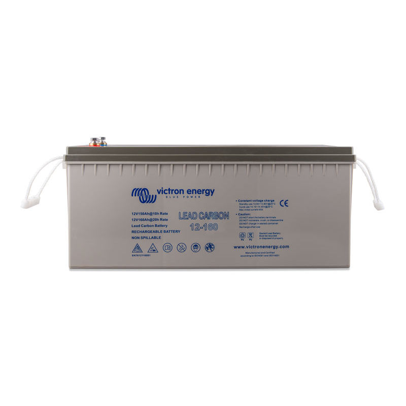12V/160Ah Lead Carbon Battery with threaded insert terminals (M8)