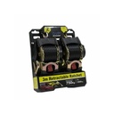 Retractable lashing with Double J-hook LC750, set 2 pcs.