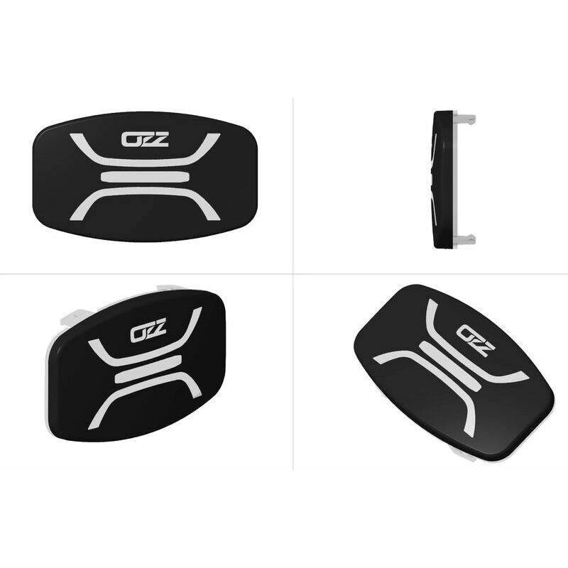 Auxiliary driving lamp OZZ X01 P Oval Black