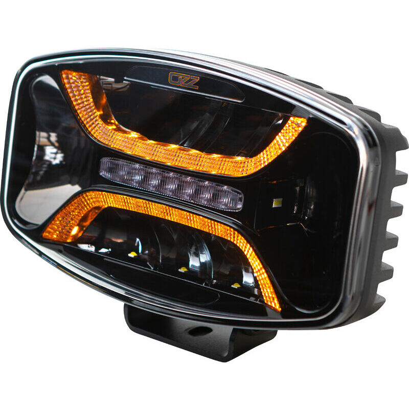 Auxiliary driving lamp OZZ X01 P Oval Black