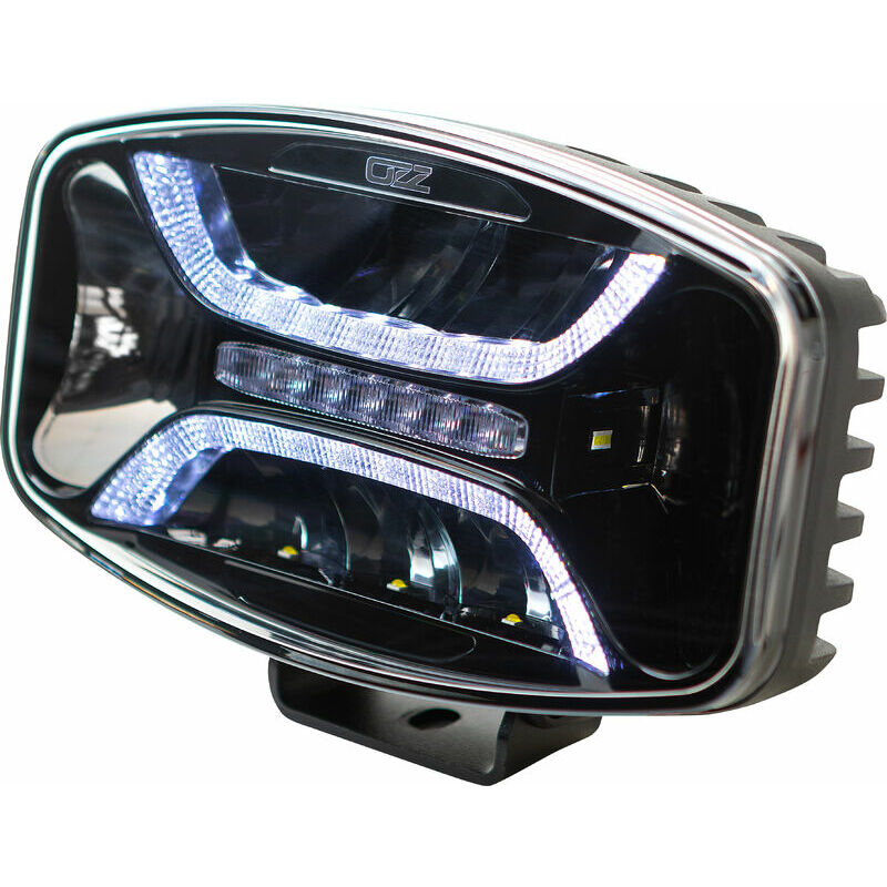 Auxiliary driving lamp OZZ X01 P Oval Black