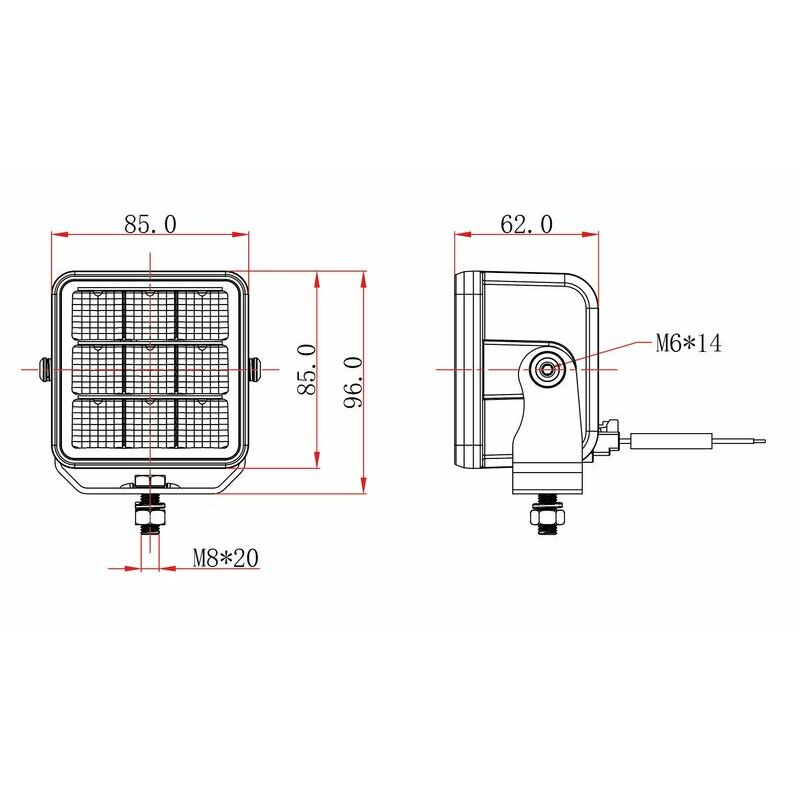 Work light Flextra REC LED 45W