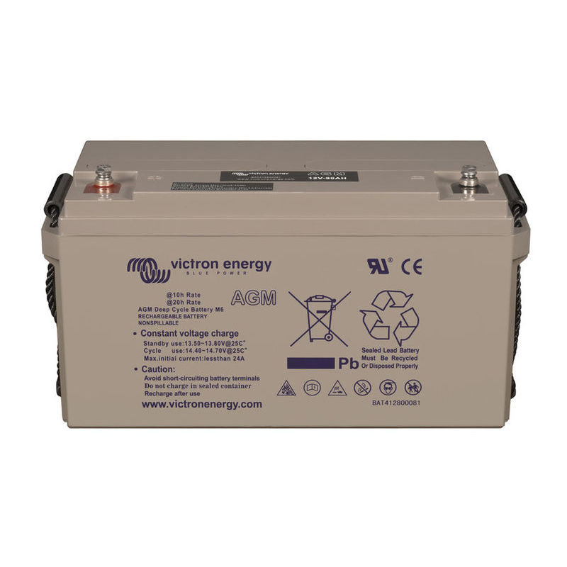 Battery AGM Deep Cycle 12V/165Ah with threaded insert terminals (M8)