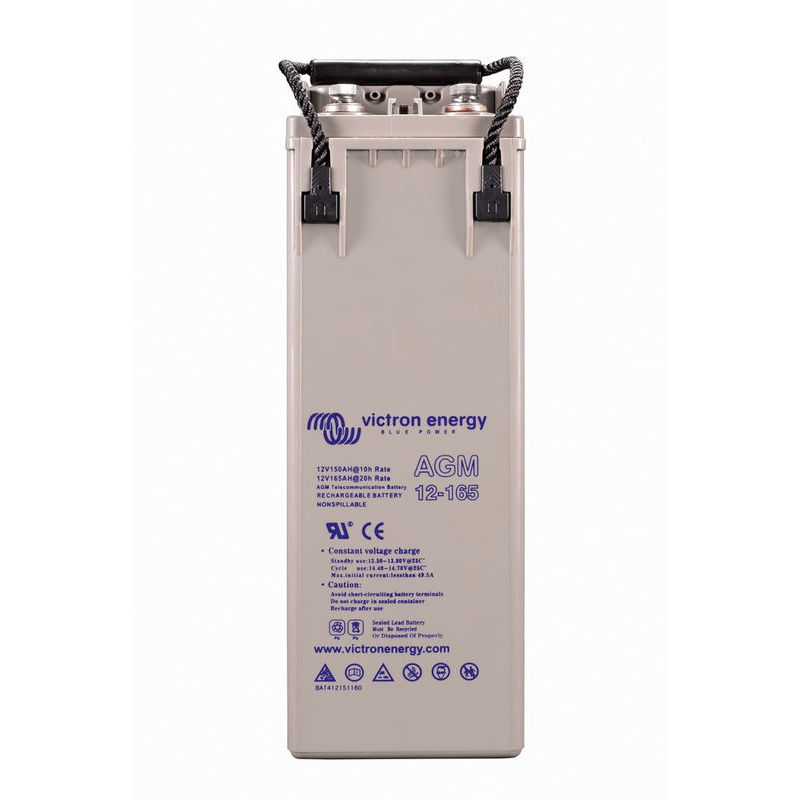 Battery AGM Deep Cycle Telecom 12V/165Ah with threaded insert terminals (M8)