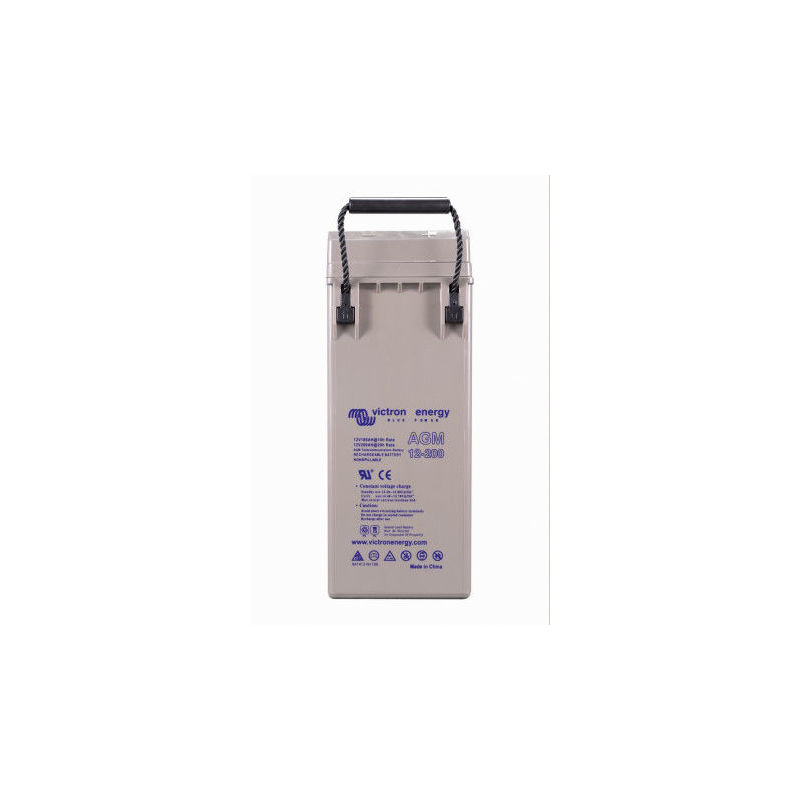 Battery AGM Deep Cycle Telecom 12V/200Ah with threaded insert terminals (M8)