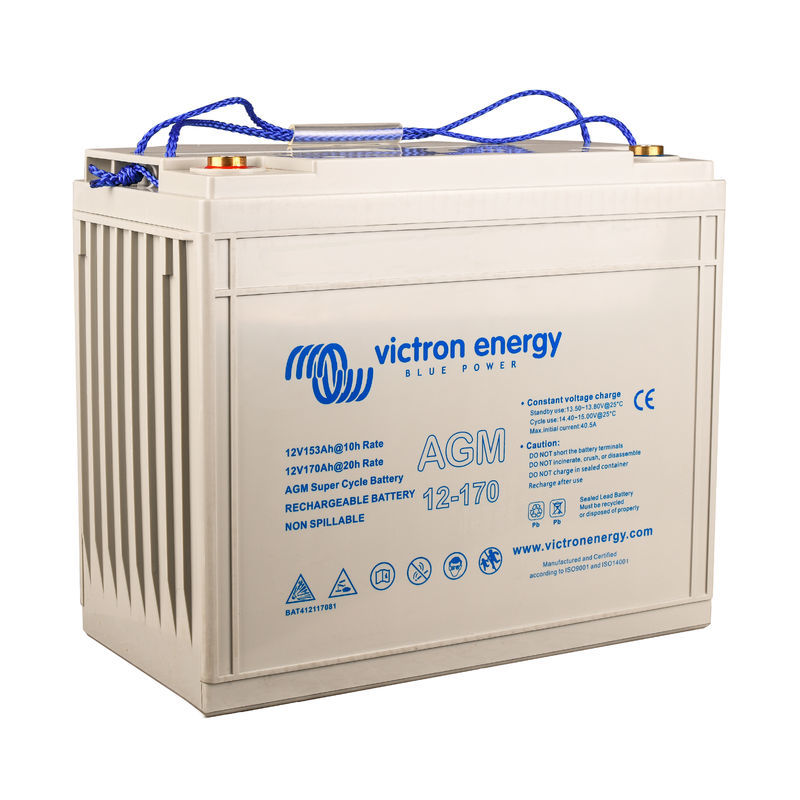Battery AGM Super Cycle 12V/170Ah with threaded insert terminals (M8)