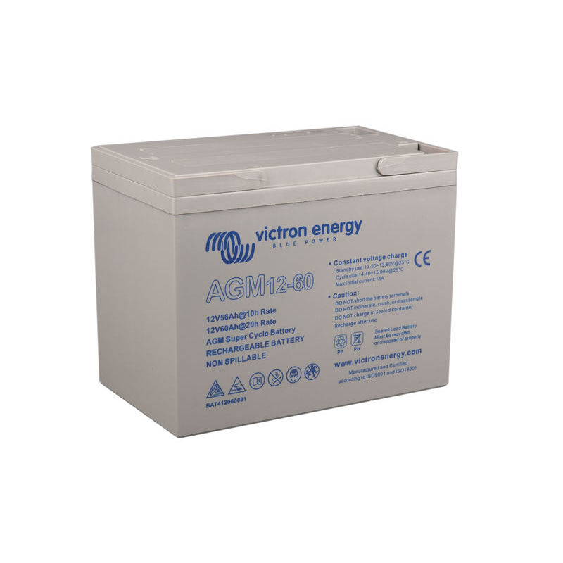 Battery AGM Super Cycle 12V/60Ah with threaded insert terminals (M5)