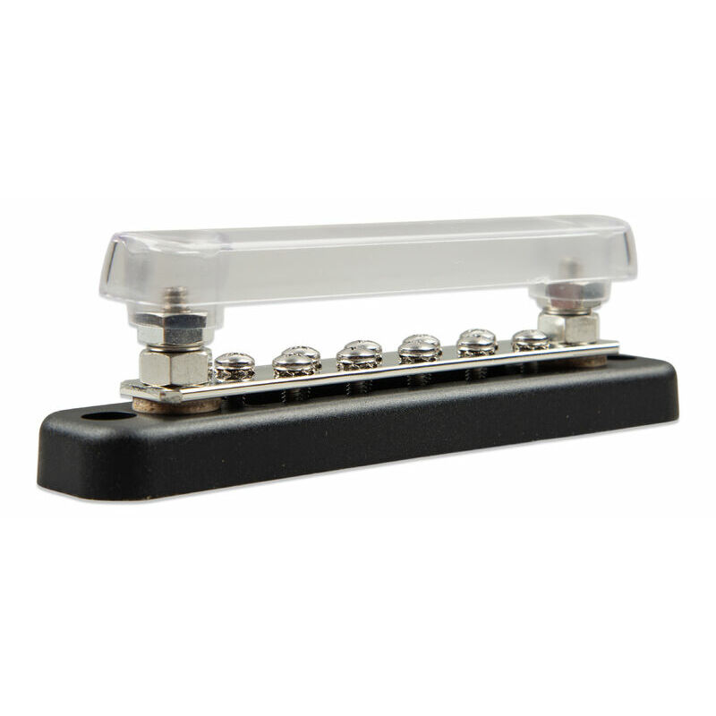 Busbar 150A 2P with 10 screws + cover