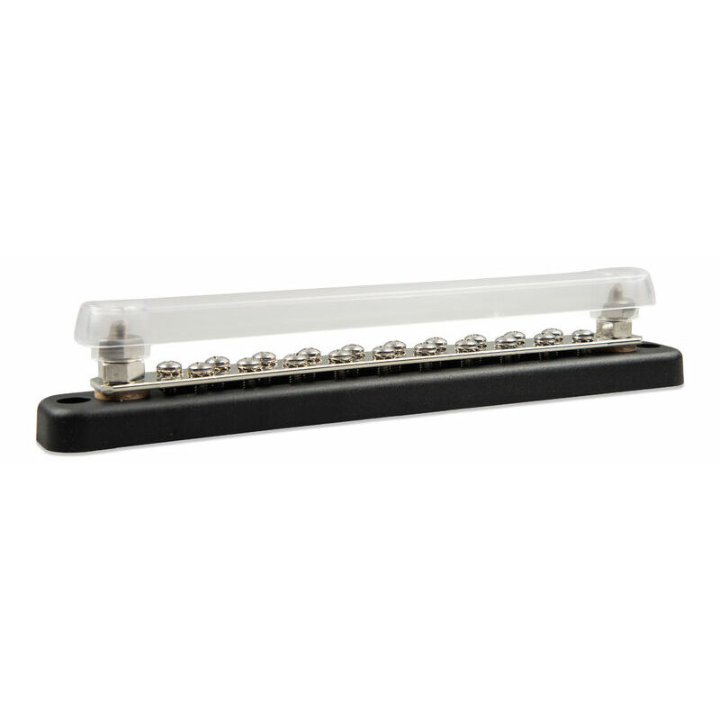 Busbar 150A 2P with 20 screws + cover