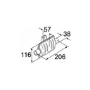 Exhaust silencer D38