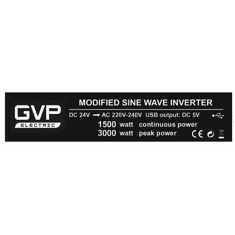 Inverter 24V - 230V 1500W MSW
