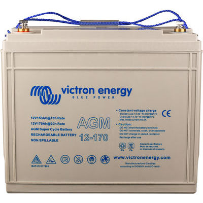 [BAT412117081] Akumulators AGM Super Cycle 12V/170Ah ar vītņu spailēm (M8)