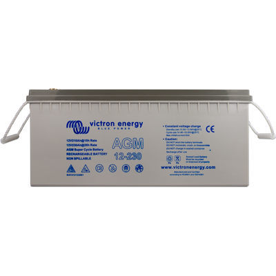 Battery AGM Super Cycle 12V/230Ah with threaded insert terminals (M8)