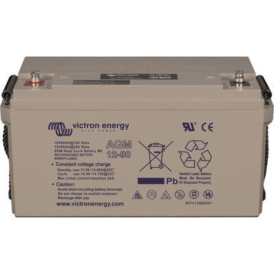 [BAT412800085] Battery AGM Deep Cycle 12V/90Ah with threaded insert terminals (M6)