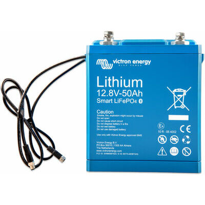 [BAT512050610] 12.8V/50Ah Lithium (LiFePO4) Smart Battery