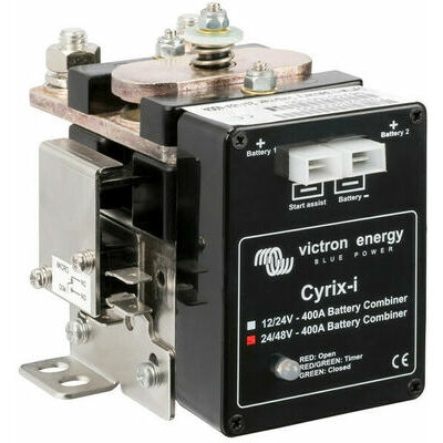 Cyrix-i 24/48V-400A intelligent battery combiner