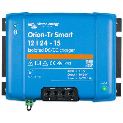 [ORI122436120] DC-DC lādētājs izolēts Orion-Tr Smart 12/24-15A (360W)