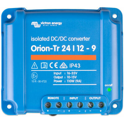 DC-DC pārveidotājs izolēts Orion-Tr 24/12-9A (110W)