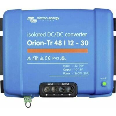 [ORI481240110] DC-DC pārveidotājs izolēts Orion-Tr 48/12-30A (360W)