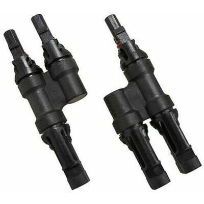 Solar splitter pair MC4-Y, 1x M-2F / 1xF-2M