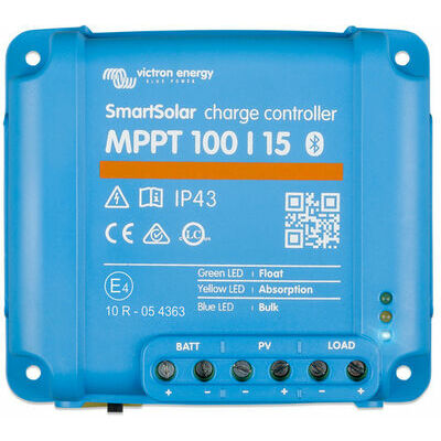 [SCC110015060R] Uzlādes kontrolieris SmartSolar MPPT 100/15 (SCC110015060R)