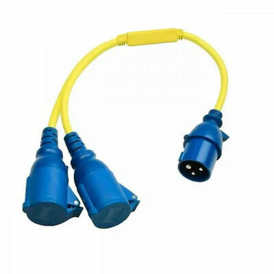 [SHP307700240] Sadalītāja vads 16A/250V-CEE kontaktdakša/2xCEE savienojums