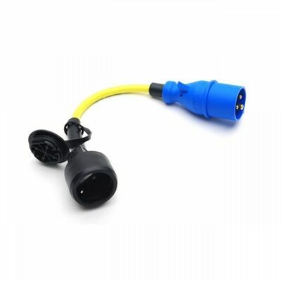 Adapteris 16A/250V-CEE kontaktdakša / Schuko rozete