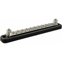 Busbar 150A 2P with 20 screws + cover