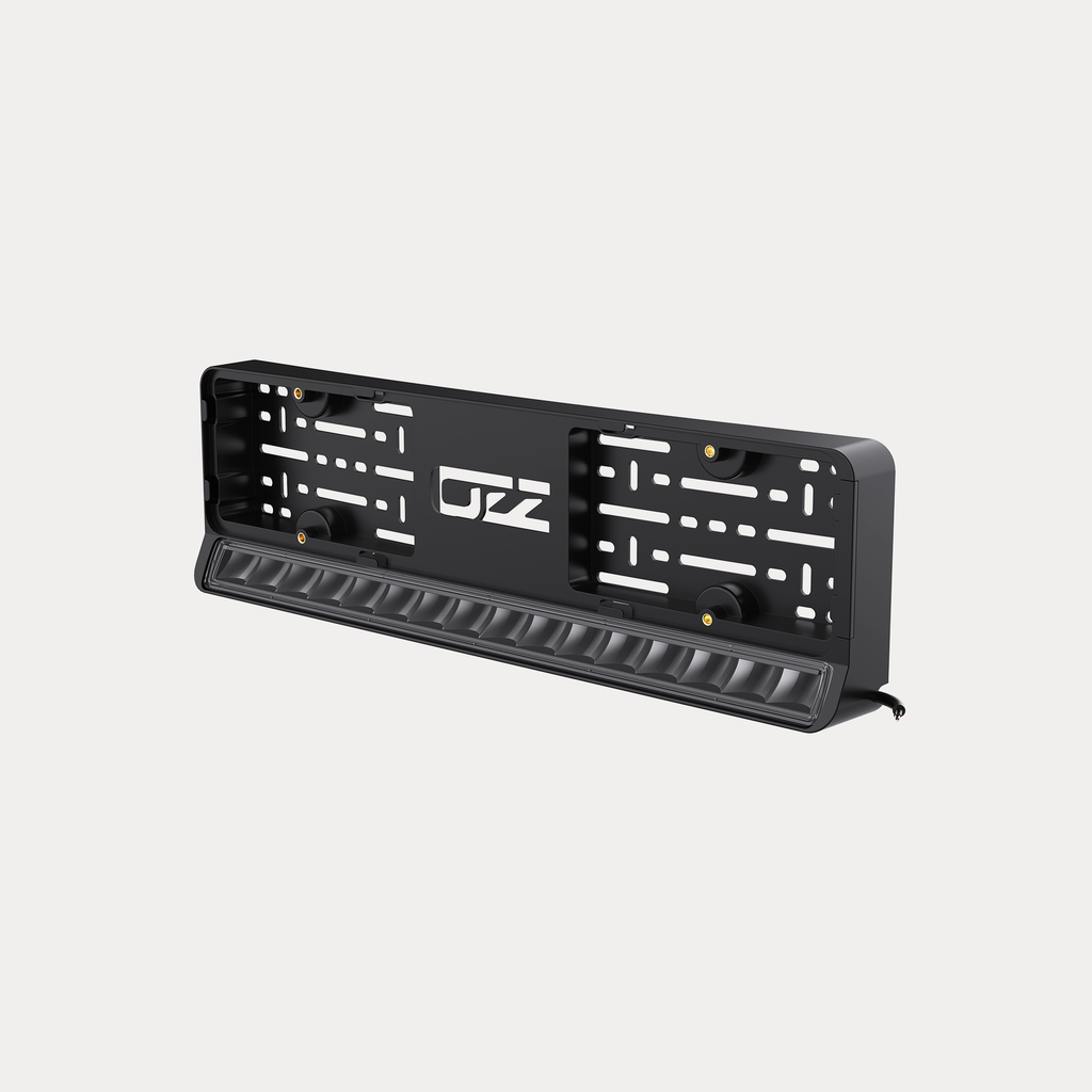 [88216] Tālās gaismas lukturis numurzīmes rāmī OZZ LP1 20” Black