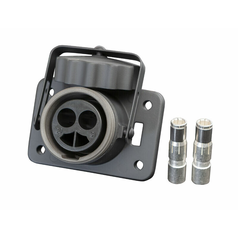 Kontaktligzda NATO 2-pin 24V melna