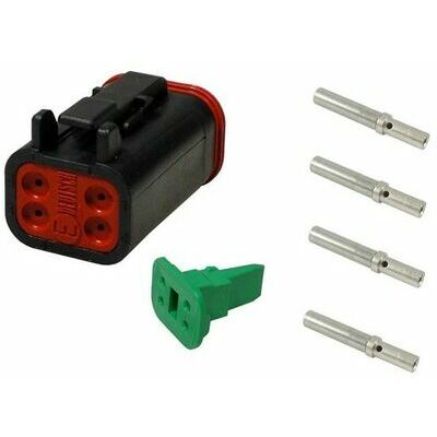 [594044] Deutsch kontakts (siev.) 4-pin DT06-4S-CE06-KIT