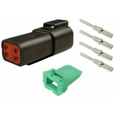 Deutsch connector male 4-pin DT04-4P-CE02-KIT