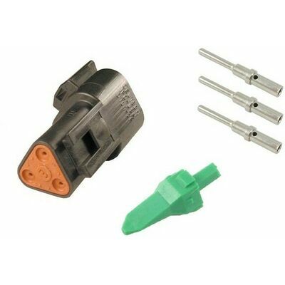 Deutsch connector male 3-pin DT04-3P-CE02-KIT