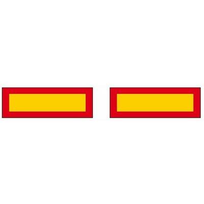 [5999214] Reflective plate kit trailer - 2 pieces (self-adhesive)