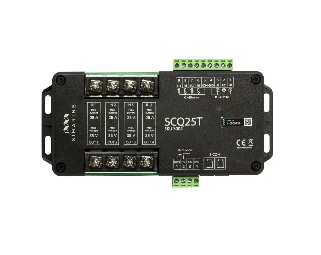 SCQ25T QUADRO ŠUNTS un TVERTNES MODULIS