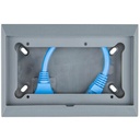 Wall mounted enclosure for 65 x 120 mm GX-panels