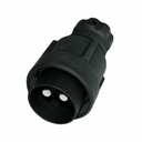 Kontaktdakša NATO 2-pin 24V ar vītni 2x50 mm²